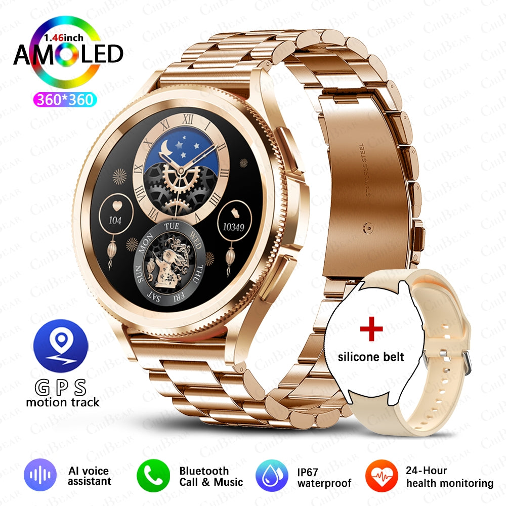 Smartwatch for Men with GPS | AMOLED Display, 100+ Sport Modes | Heart Rate Monitor, Notifications & Long Battery Life 8
