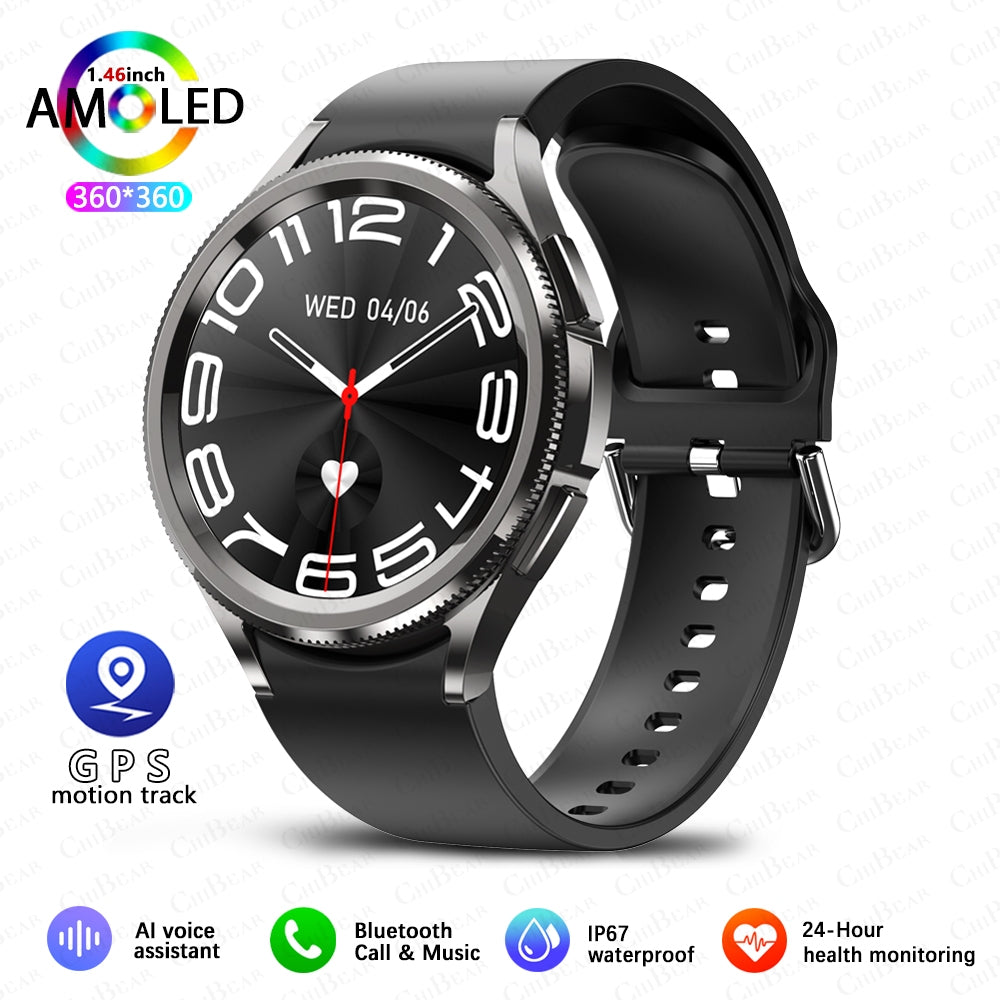 Smartwatch for Men with GPS | AMOLED Display, 100+ Sport Modes | Heart Rate Monitor, Notifications & Long Battery Life 9