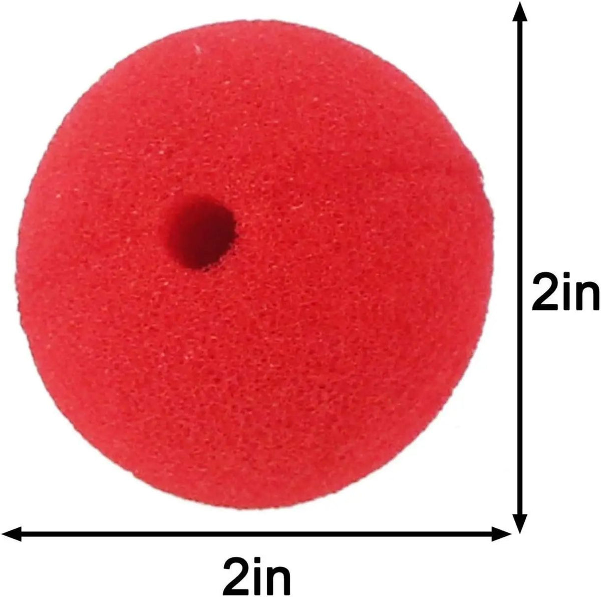 Foam Clown Nose Costume Prop | Soft Sponge Material, Lightweight & Reusable | Halloween, Circus & Stage Party Accessory 8
