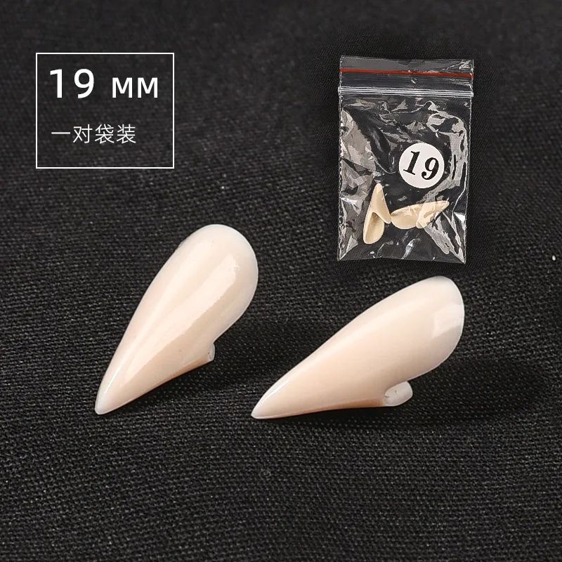 Vampire Fangs Halloween Costume Props | 5 Pairs Realistic Resin Fake Teeth | Reusable Cosplay Fang Set for Parties 10