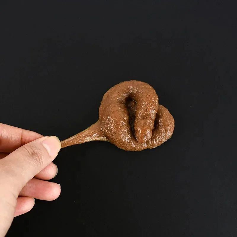 Fake Poop Prank Toy for April Fools, Halloween & Parties | Soft Squishy Plastic Prop, Reusable | Realistic Gag Gift 4
