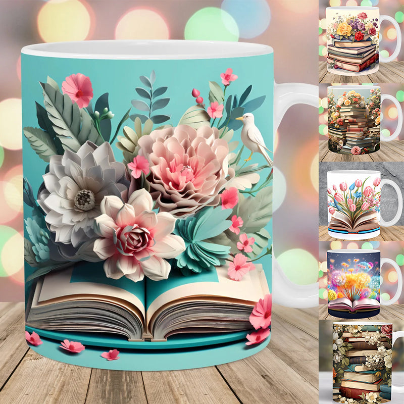 Book Lover Mug Ceramic | Dishwasher & Microwave Safe | Thoughtful Gift for Readers, Book Club Members & Coffee Lovers Everywhere 5