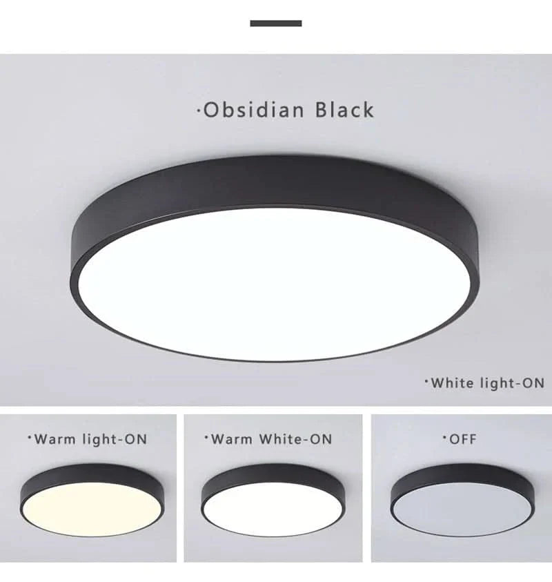 LED Ceiling Light Metal | Round Design with Even Illumination | Energy-Efficient A+ Rating for Low-Maintenance Lighting 16
