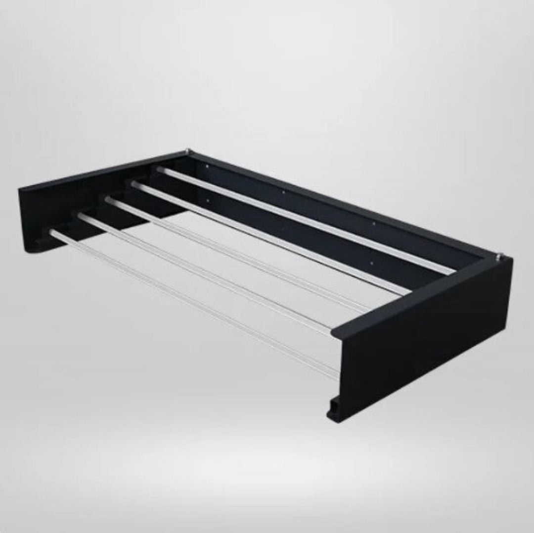 Foldable Wall-Mounted Drying Rack Stainless Steel | 5-Bar Folding Design | Space-Saving Laundry Drying Solution 11