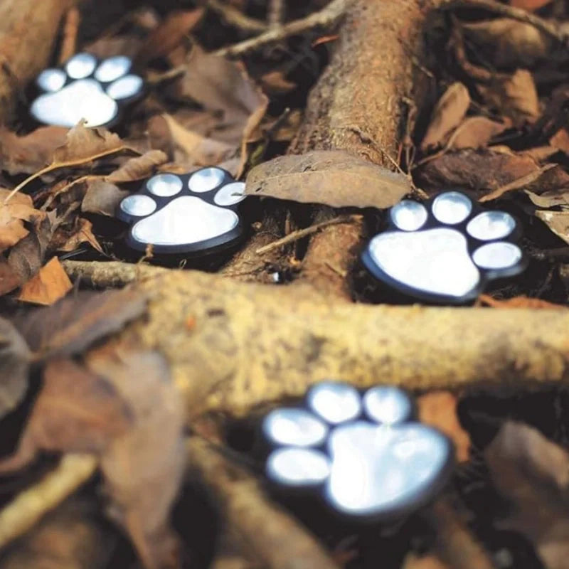 Solar Paw Print Light, ABS Plastic, 9 x 9 cm | IP44 Waterproof, Automatic Dusk Sensor | Up to 10 Hours Glow, 3 to 24 Pack 2