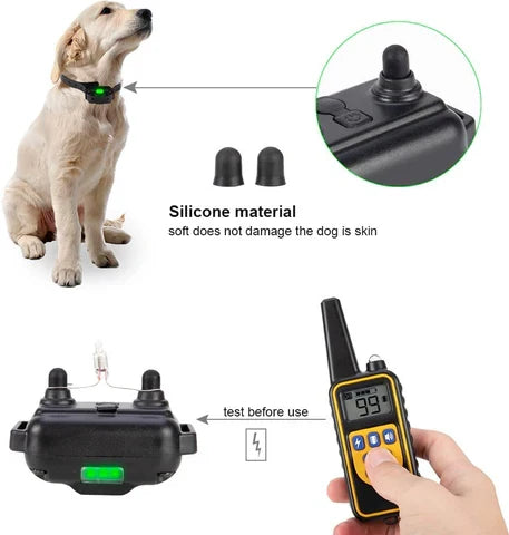 Rechargeable Dog Training Collar | Waterproof with Long-Range Remote Control | Adjustable Beep, Vibration & Static Modes 11