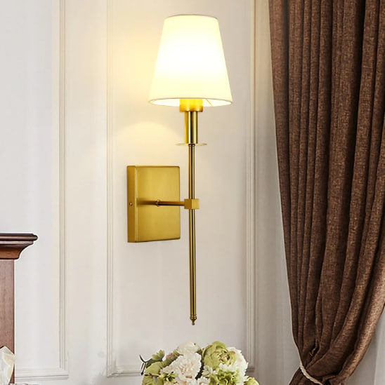 Cordless LED Wall Light Metal 61 x 11.8 cm | Gold or Black, Square or Round | No-Wire Fitting, 16-Colour Remote Dimming 18
