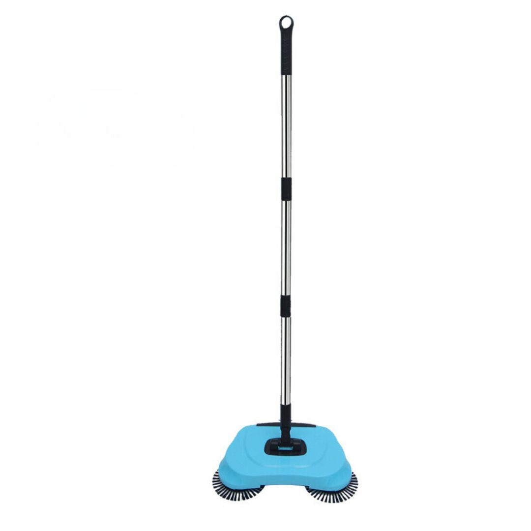 2-in-1 Vacuum Broom Stainless Steel | Cordless, No Battery, 360° Rotating Side Brushes | Works on Tile, Wood, Laminate, Carpets 11