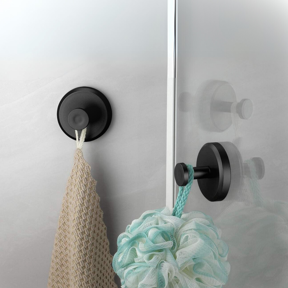 Suction Hooks Wall Mounted No-Drill Waterproof Heavy-Duty with Strong Grip 6