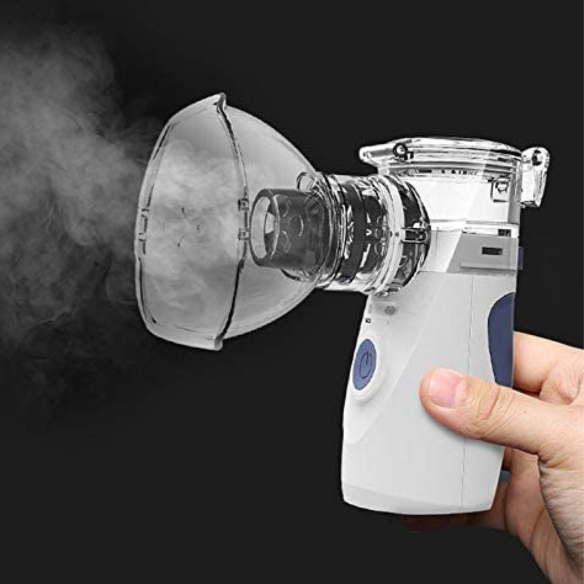 Portable Ultrasonic Nebulizer | Adjustable Airflow, 0.5-5 Micron Mist | USB Rechargeable, 25 ml Tank, Adult & Child Masks 4