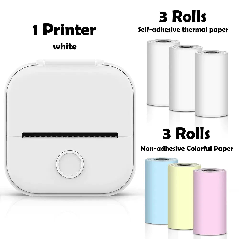 Portable Printer | Mini Pink Thermal Photo Printer