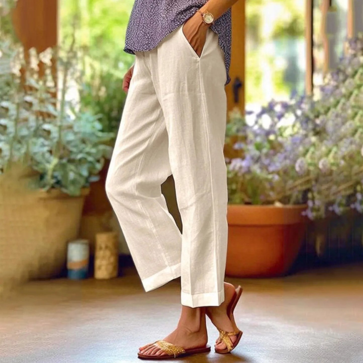 Elaine | Women's Tailored Pants – Flattering Fit, Black & Navy Options