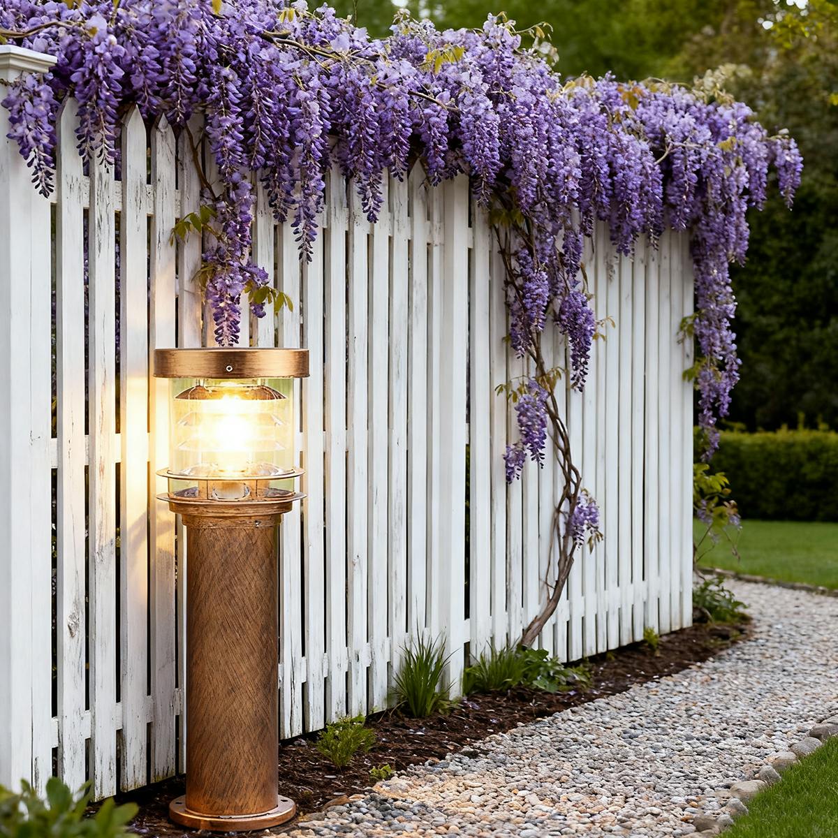 Outdoor LED Bollard Light IP65 Waterproof | Die-Cast Aluminium, 20-80 cm | Solar or Hardwired for Pathways & Patios 2