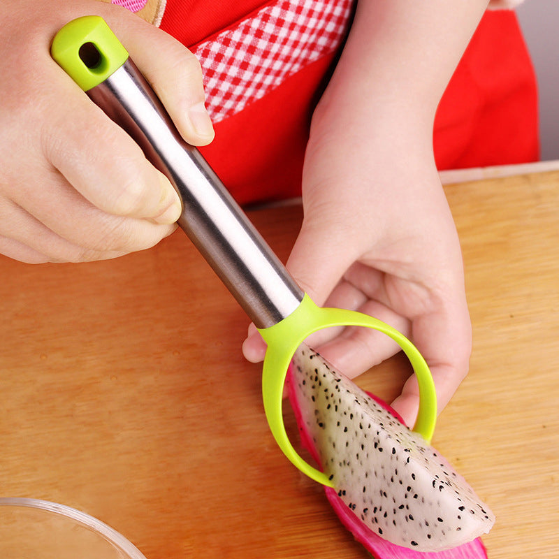 3-Piece Fruit Digging Tool Set Stainless Steel | Melon Baller, Carving Knife & Fruit Shovel | Stackable Design 9