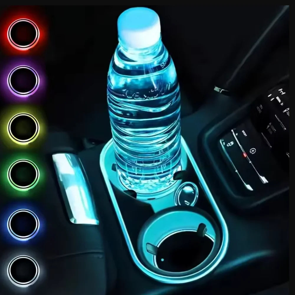 LED Glow Disc 2 Pack | Acrylic, Vibration & Motion Sensor Activated | Rechargeable USB, 7 Colours, 15 Day Battery Life 3