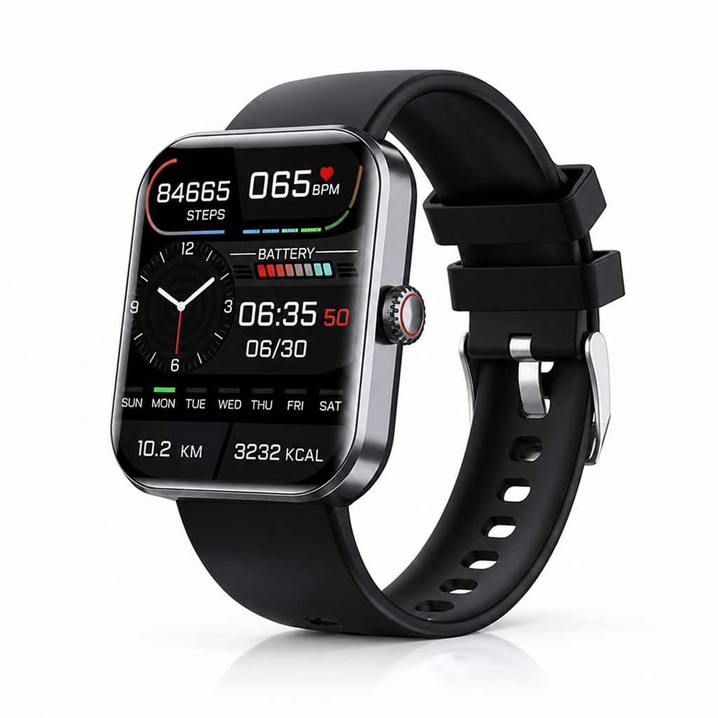 Non-Invasive Glucose Tracking Smartwatch | Heart Rate, Sleep & Activity Monitor | Up to 5-Day Battery, iOS/Android 1