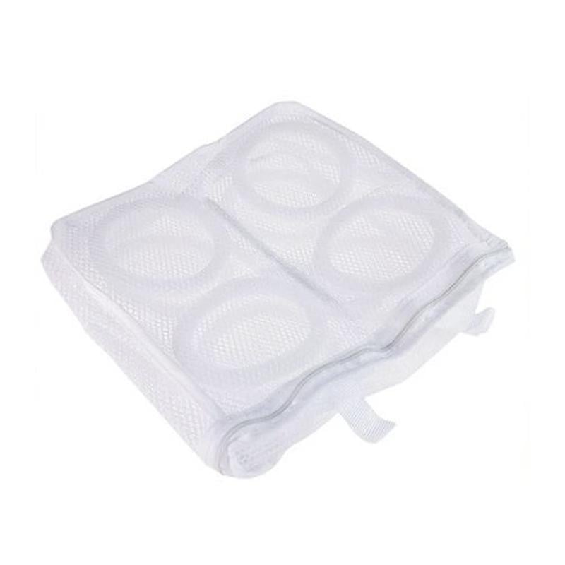Shoe Washing Bag Set, Round & Square | Fine Mesh Design | Machine-Washable Shoe Protection for Trainers and Footwear 9