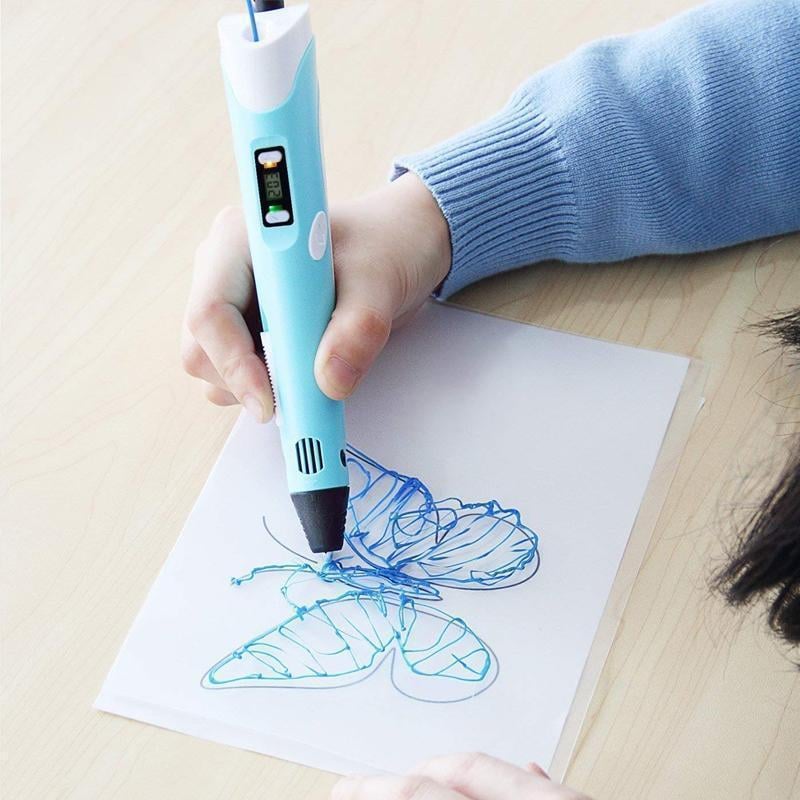 3D Printing Pen for Kids and Adults | Adjustable Speed and Temperature | Includes 5 m PLA Filament and LCD Display 11