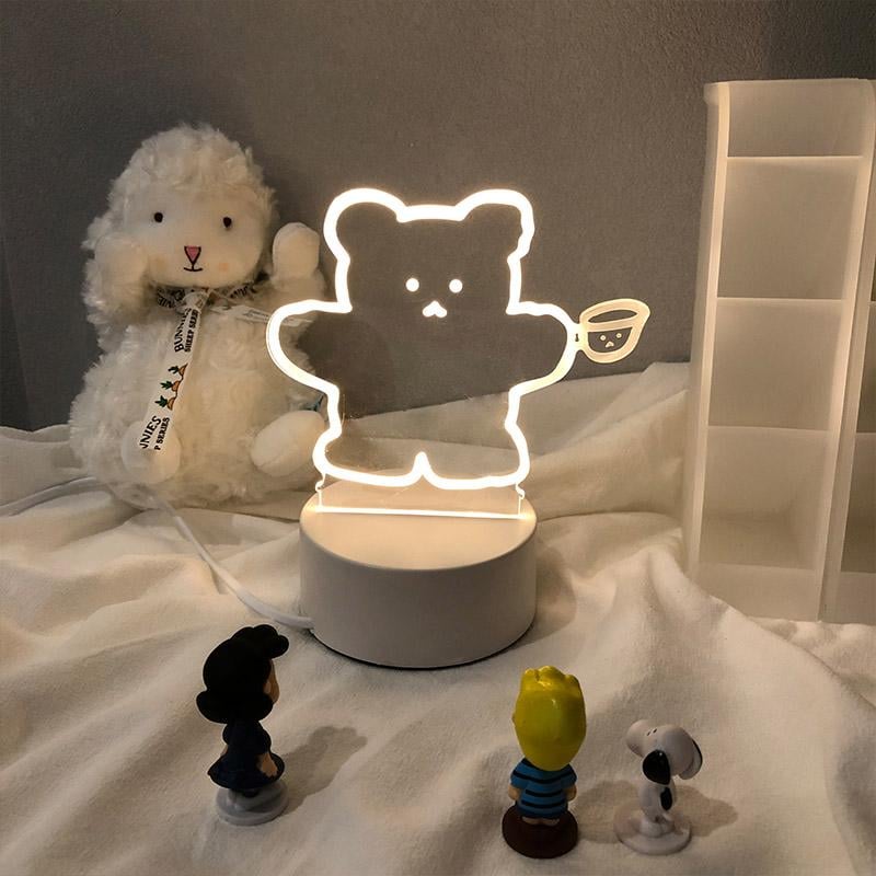3D Illusion Lamp Acrylic | Touch Button with 3 Colour Modes | USB-Powered Night Light for Bedroom, Office & Desk 10