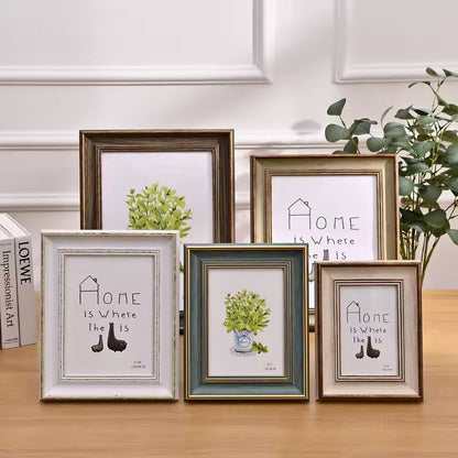 Wooden Photo Frame for Table and Wall - Durable Design in Multiple Sizes