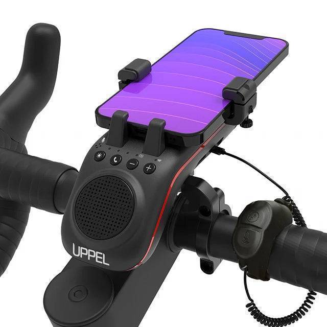 10-in-1 Bike Light for Cyclists | Bluetooth Speaker, Power Bank & Phone Mount | 5000mAh Battery, Handlebar Fit
