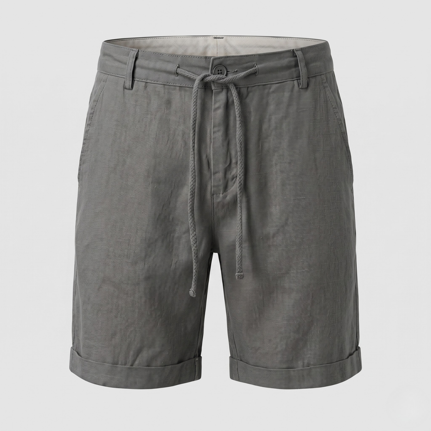 Men's Linen Chino Shorts – Relaxed Fit, Sizes S–3XL