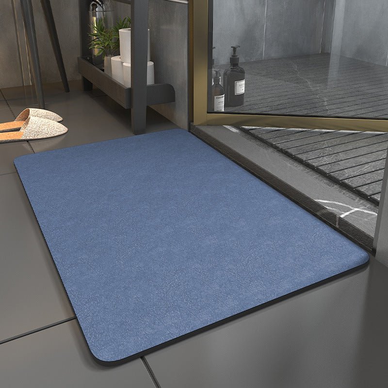 Anti-Slip Bath Mat Quick-Dry | 40x60 to 60x90 cm, 5 Colours | Slip-Resistant Base, Machine Washable, Modern Design 1