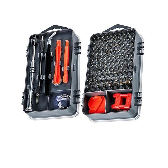 Screwdriver Socket Set Chrome-Vanadium Steel | 112-Piece Bit Kit with Carry Case | Compact All-in-One Repair Toolkit 4