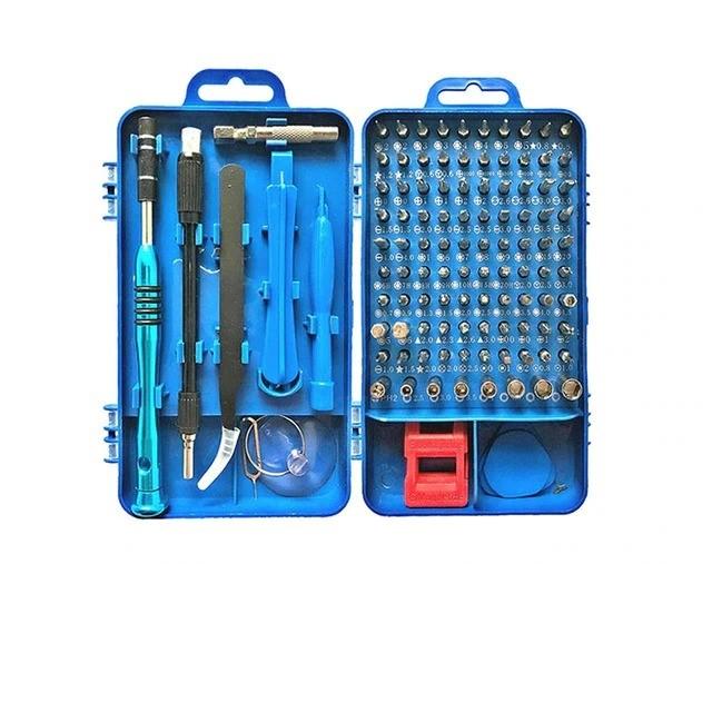 Screwdriver Socket Set Chrome-Vanadium Steel | 112-Piece Bit Kit with Carry Case | Compact All-in-One Repair Toolkit 10