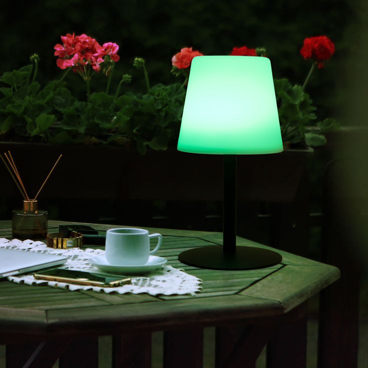 Cordless Rechargeable Table Lamp | IP65 Waterproof, 16 Colours | Dimmable, 2000 mAh USB Charging, 8-12 Hour Runtime 2