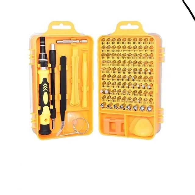Screwdriver Socket Set Chrome-Vanadium Steel | 112-Piece Bit Kit with Carry Case | Compact All-in-One Repair Toolkit 8