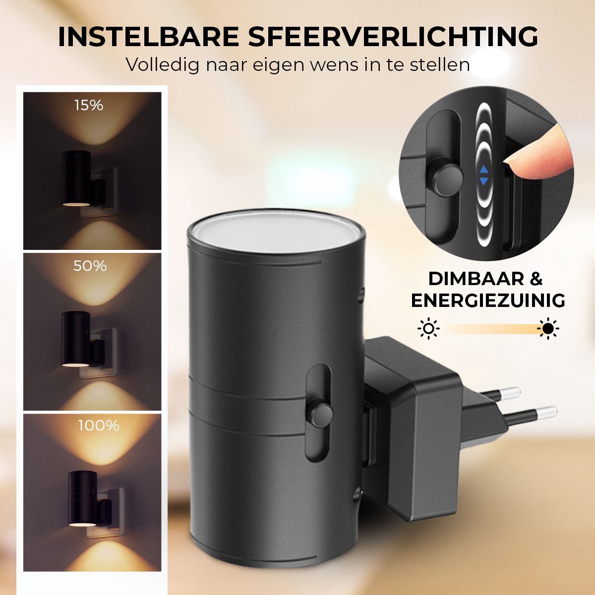 Lumora™ l Smart Dimmable Plug-in Light for Ultimate Comfort