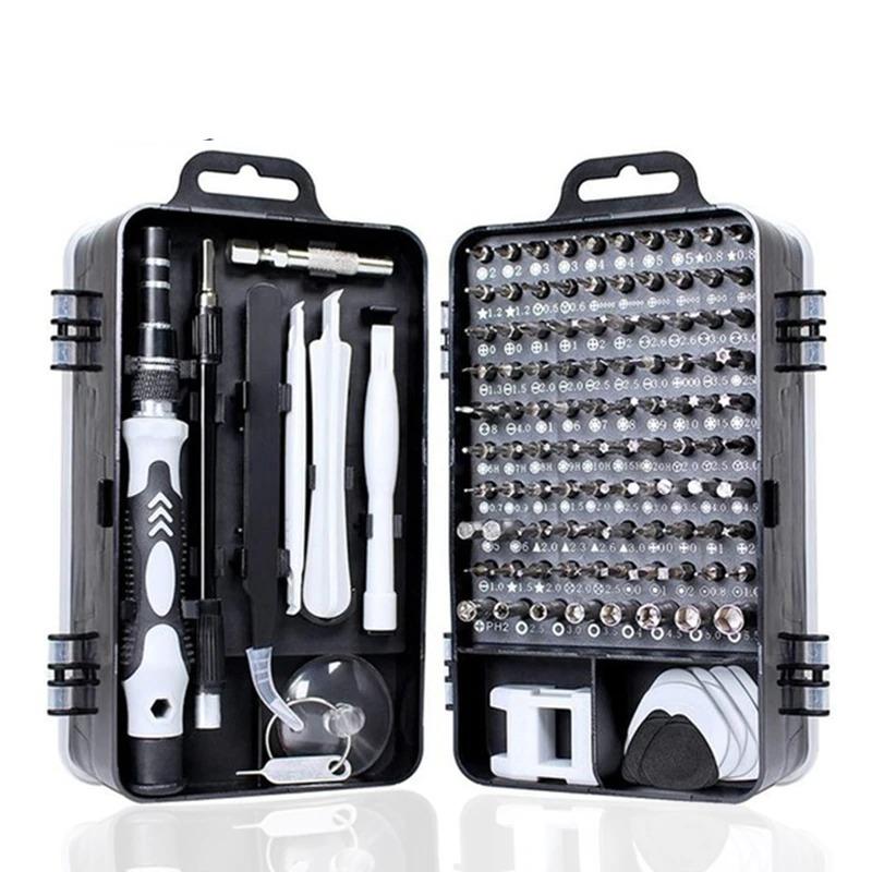 Screwdriver Socket Set Chrome-Vanadium Steel | 112-Piece Bit Kit with Carry Case | Compact All-in-One Repair Toolkit 1