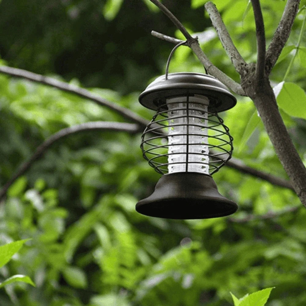 Solar Mosquito Zapper Lantern ABS Housing | 3-Position Setup, 10-Hour Runtime | IP65 Weatherproof, Dusk Sensor 1