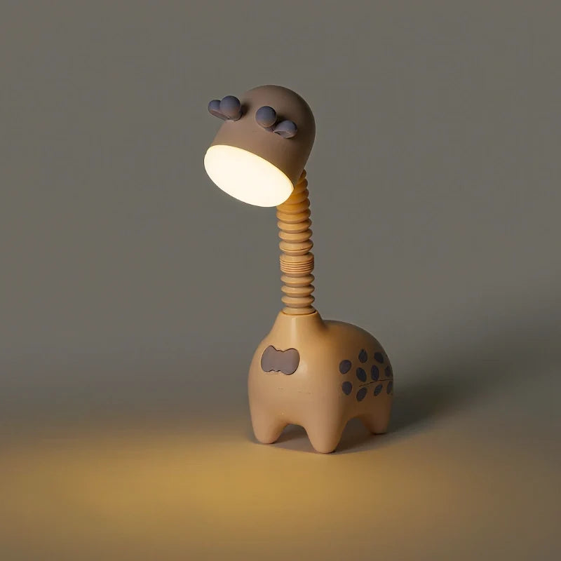 Flexible Neck Night Light, 360° Poseable, ABS 19.5 cm | Pink, Beige, Green, Set of 3 | Rechargeable, Warm Glow 10