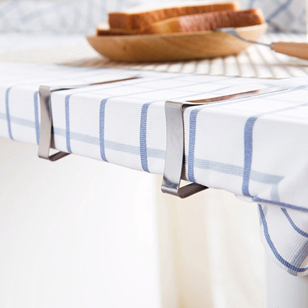 Tablecloth Clamps Stainless Steel | Reusable Picnic Table Cloth Holders | Windproof Grip for Outdoor and Indoor Dining 3