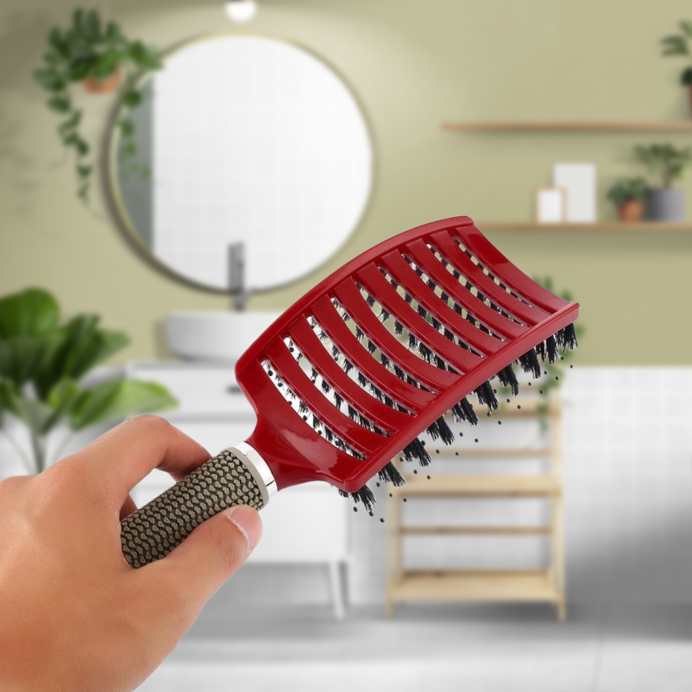 Detangling Hair Brush | Flexible Bristles Glide Through Knots and Curls | Pain-Free Brushing, Non-Slip Rubber Grip Handle 2