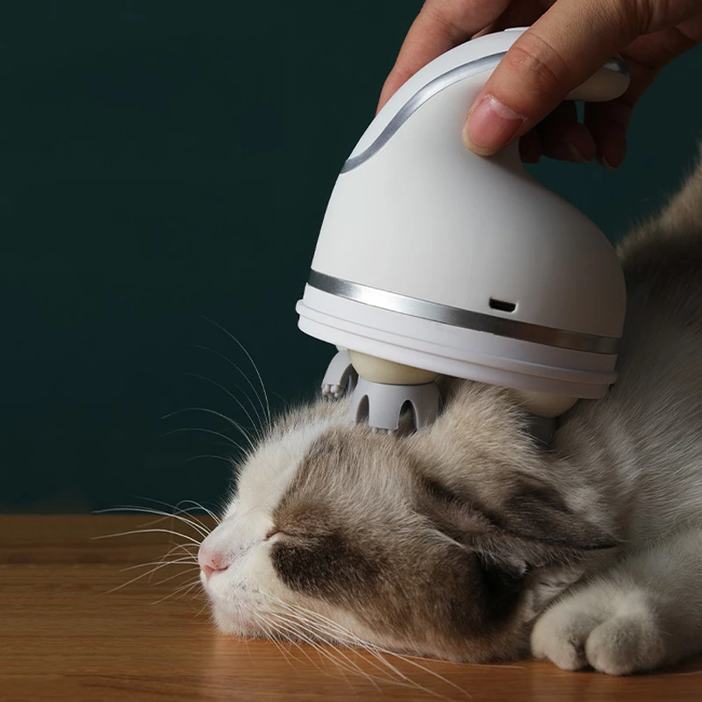Cordless Pet Massager for Dogs and Cats | Interchangeable Massage Heads | Soothes Muscles, Boosts Circulation Daily 1