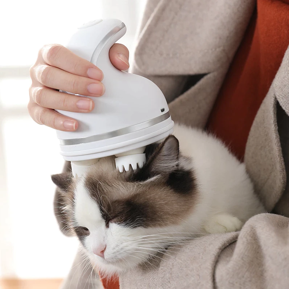 Cordless Pet Massager for Dogs and Cats | Interchangeable Massage Heads | Soothes Muscles, Boosts Circulation Daily 2