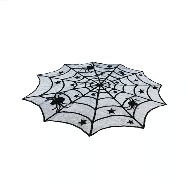 Spiderweb Table Runner for Halloween Decor | Cobweb Lace Design | Ideal Centrepiece for Halloween Table Settings 5