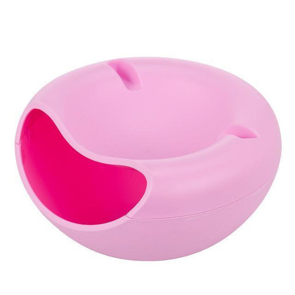 Pistachio Nut Bowl with Shell Storage | Dual Compartment Snack Organiser | Built-In Phone Stand, Decorative Bowl 6