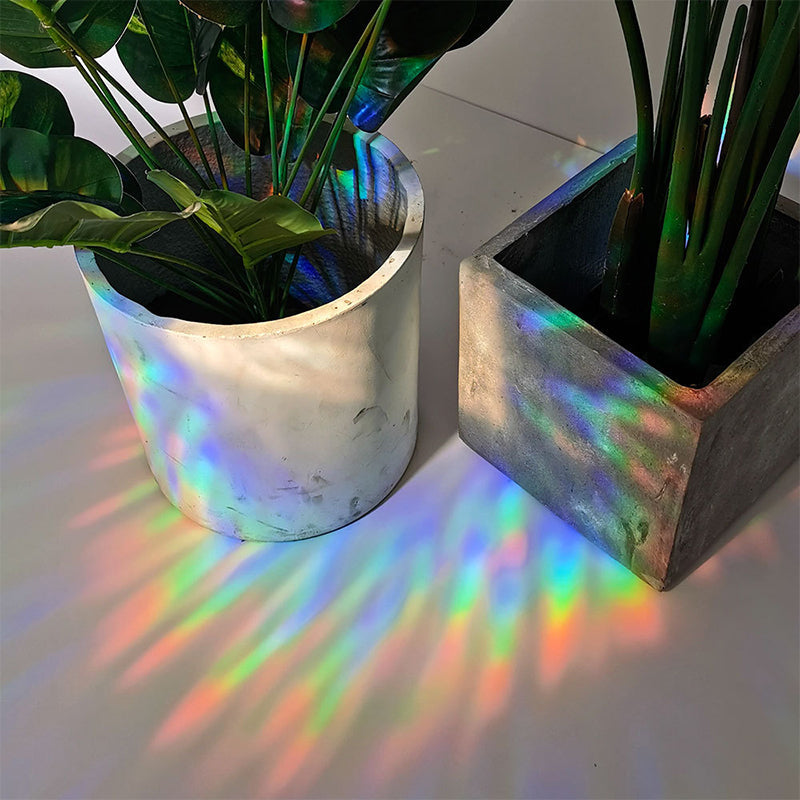 Rainbow Glass Window Stickers for Christmas Decor | 10-Piece Static Cling Pack, Anti-Collision | PVC Material, No Glue Needed 19