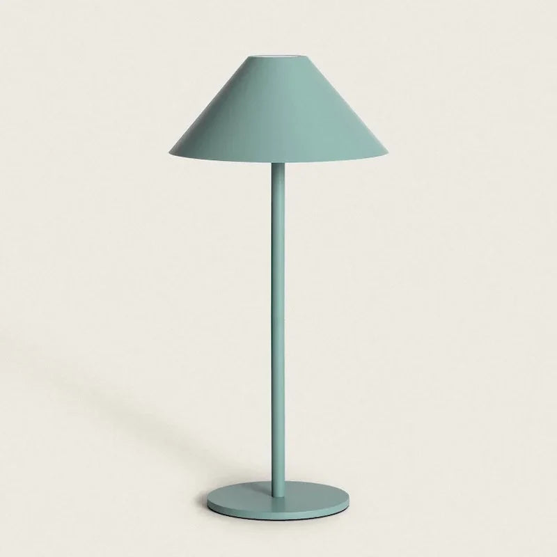 Cordless Cone Table Lamp Metal & Acrylic 26.5-36.5 cm | 5 Colours | Dimmable, Waterproof, USB-C Rechargeable, Indoor & Outdoor Use 11
