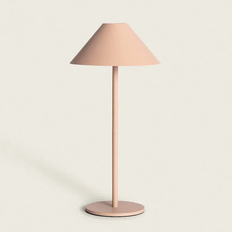 Cordless Cone Table Lamp Metal & Acrylic 26.5-36.5 cm | 5 Colours | Dimmable, Waterproof, USB-C Rechargeable, Indoor & Outdoor Use 10