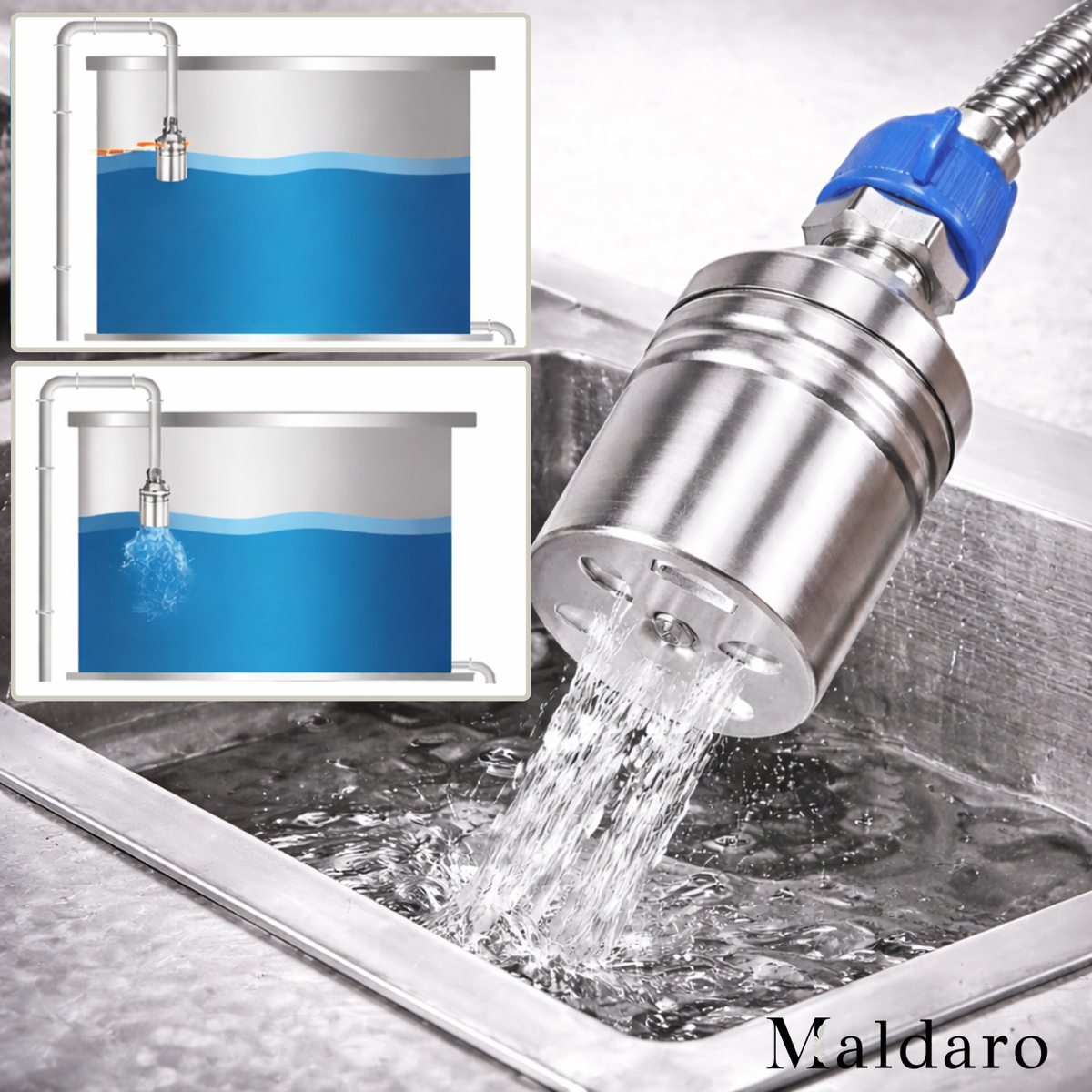 Automatic Float Valve Stainless Steel | Electricity-Free Water Level Control | Corrosion Resistant for Tanks, Pools & Troughs 1