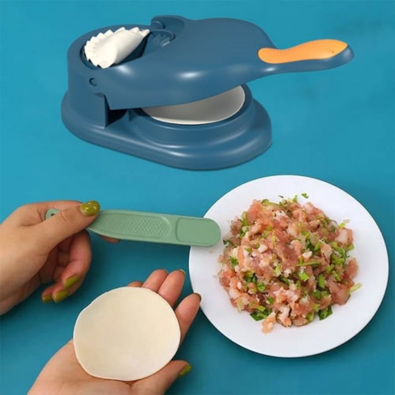 2 In 1 Dumpling Maker | Presses The Wrapper And Crimps It