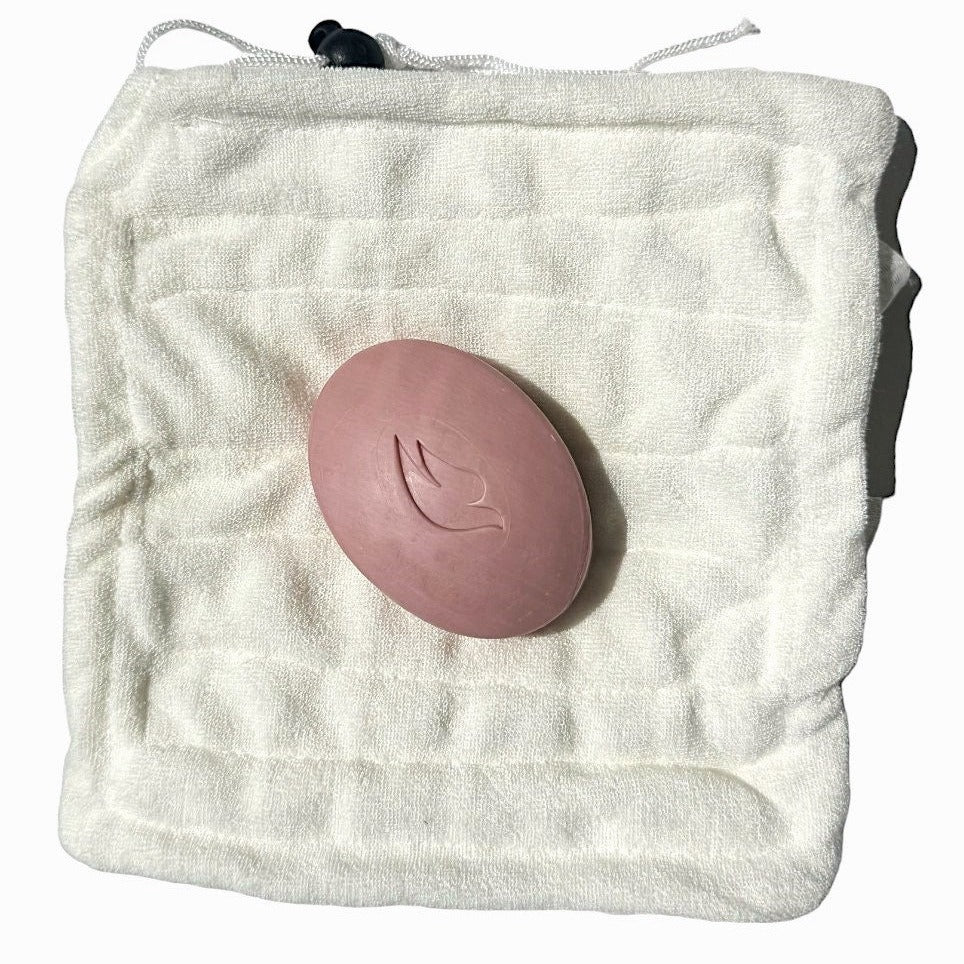 2-in-1 Loofah Washcloth | Flat Cloth Transforms into Exfoliating Loofah | Gentle Cleansing for All Skin Types & Body