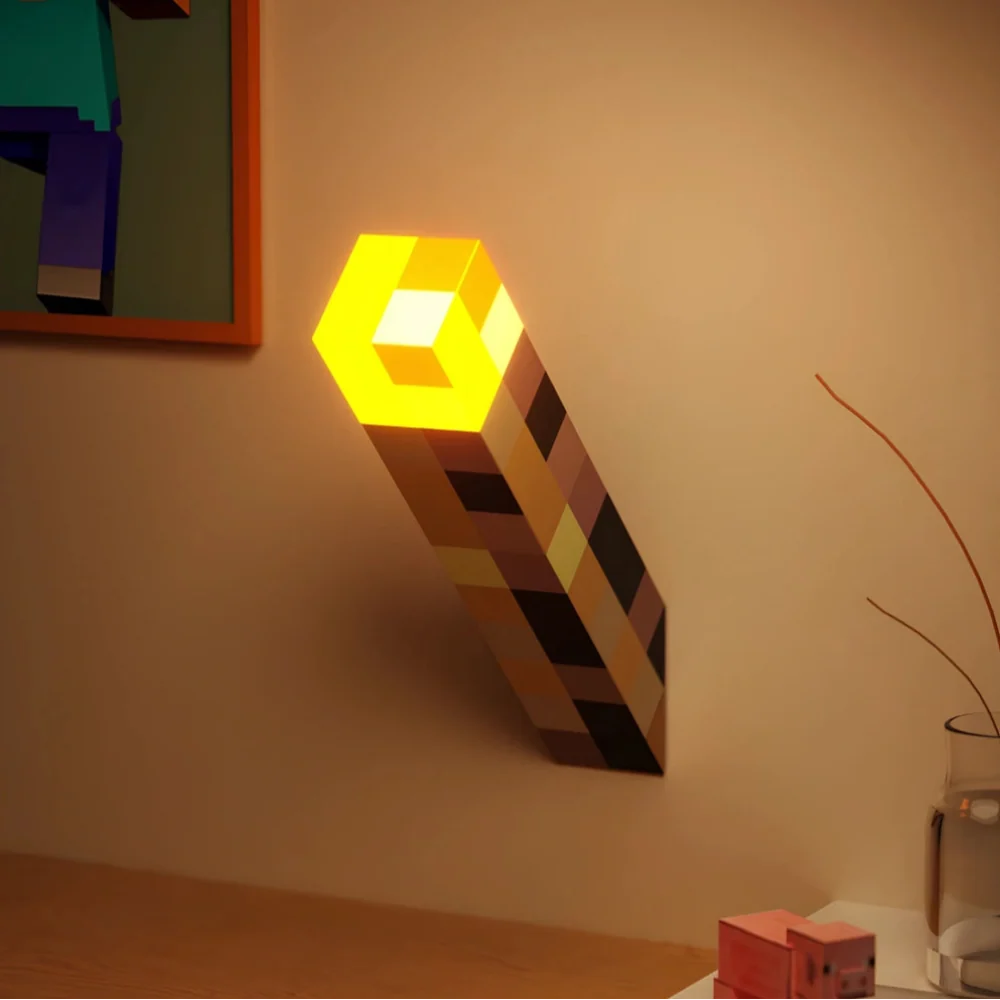 Flame Effect Torch Light ABS 28 x 6 x 6 cm | Single or Multi-Colour | Rechargeable, Cordless, Up to 8-Hour Battery 3