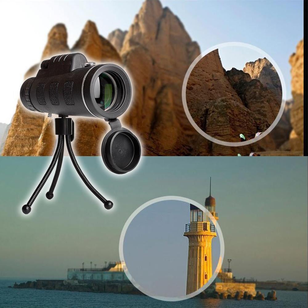 12X50 Monocular Telescope | BAK4 Prism with 38 m/1000Yds Field of View | Smartphone Adapter and Tripod Included 8