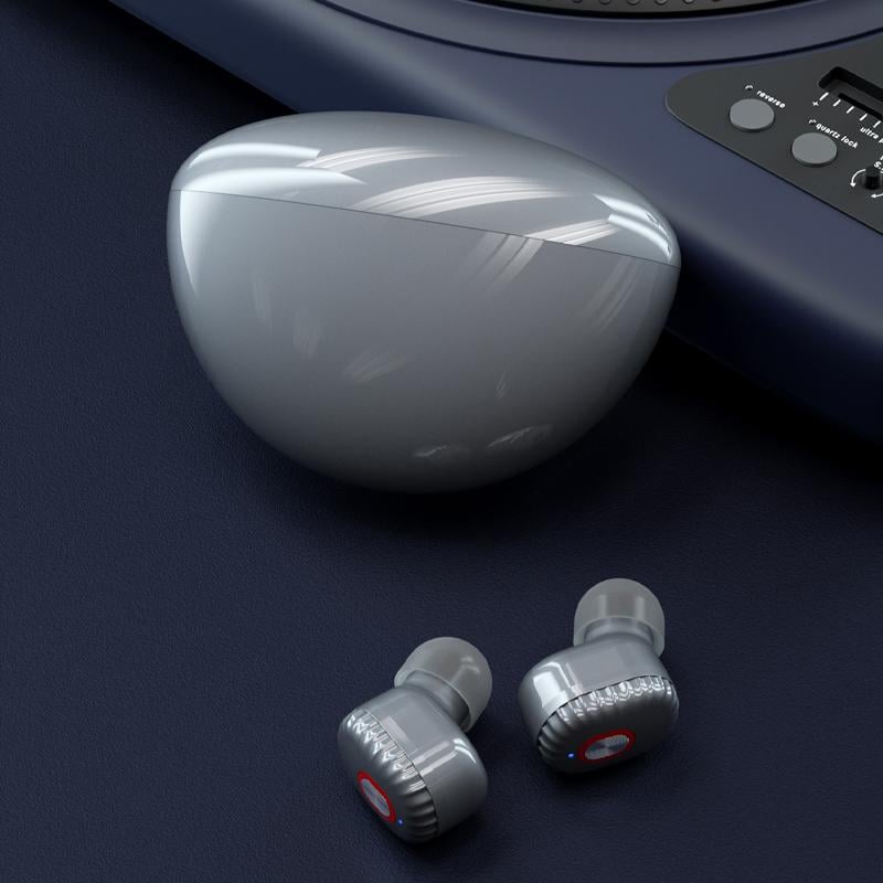 Wireless Bluetooth Earphones 5.1 | 8 mm Speaker Driver & 10 m Transmission Range | 300 mAh Charging Case, Sweatproof Design 7